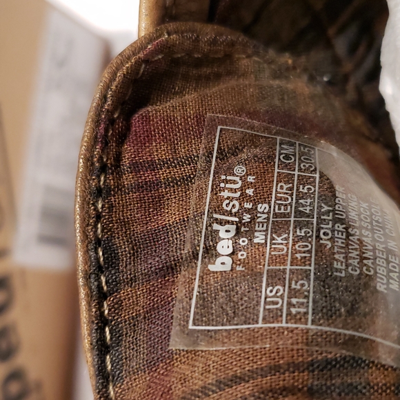 Bed|Stu Bed Stu NEW Men's Leather Canvas JOLLY Mocs Sneakers Casual Oxfords HP🎉 - Picture 16 of 16